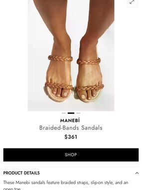 Women's Tan Braided Sandals